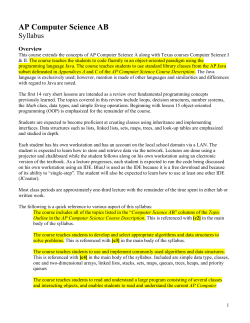 AP Computer Science AB