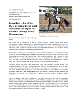 Dehavilland Is Star of the Show on Second Day of Great American