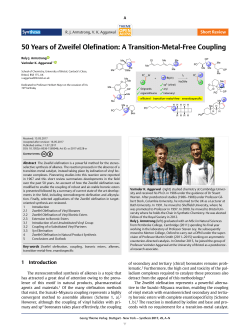 50 Years of Zweifel Olefination: A Transition-Metal