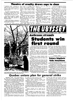 Students win first` round - UBC Library