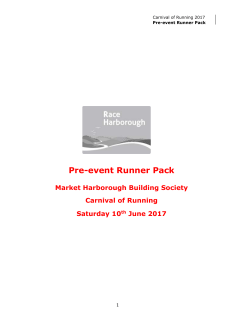 Pre Event Runner Pack1