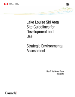 Strategic Environmental Assessment
