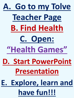 Health Online games
