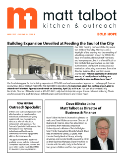 April 2017 Newsletter