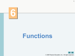 functions in