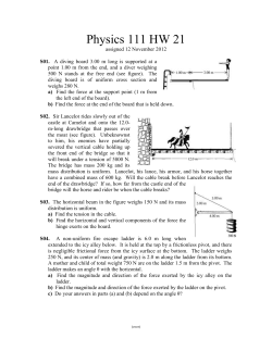 Physics 111 HW 20 - University of St. Thomas