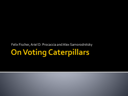 On Voting Caterpillars