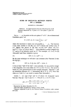 S = S(N, m, X) = max 2 \PPj\l i<i (1) S(N, 3, 1) < IN2 - I