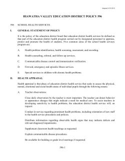 (Microsoft Word - 596 School Health Services 8 2007 replaces old