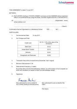 MOR agreement