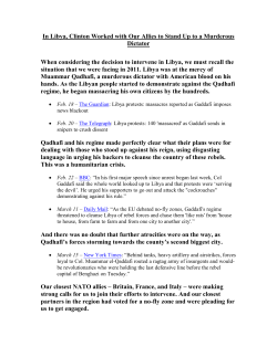 Libya Briefing Post - FINAL