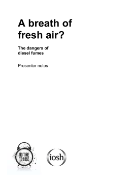 The dangers of diesel fumes