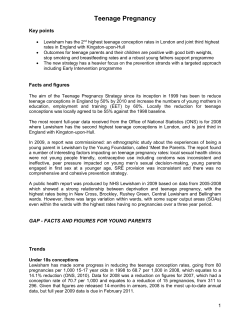 COPD Briefing for NST Health Inequalities visit