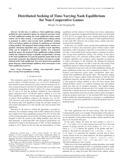 Distributed Seeking of Time-Varying Nash Equilibrium for Non
