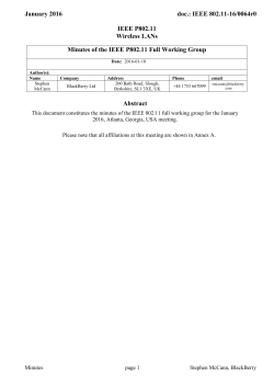 IEEE 802.11 Interim Meeting
