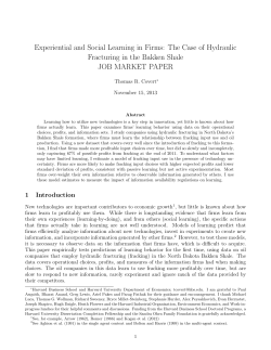 Experiential and Social Learning in Firms: The Case of Hydraulic