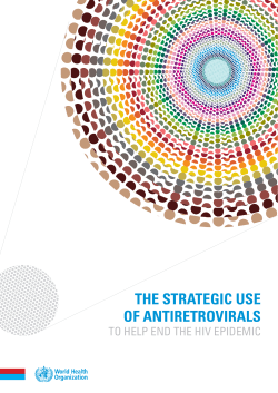 The sTraTegic use of anTireTrovirals