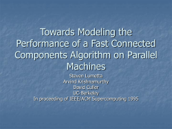 Towards Modeling the Performance of a Fast Connected