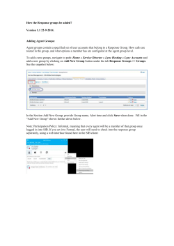 How to Configure Response Groups 1.2