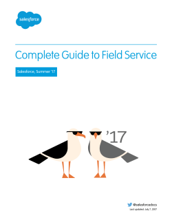 Complete Guide to Field Service