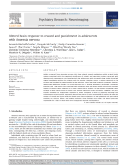 Altered brain response to reward and punishment in adolescents