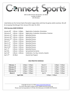 New Piney Grove Baptist Basketball Game/Practice Schedule