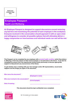 BT Disability Passport - Business in the Community Northern Ireland