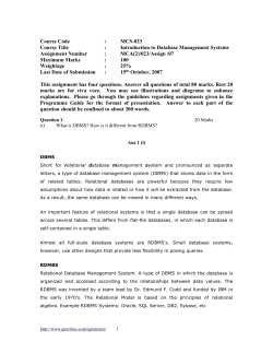 master in computer applications