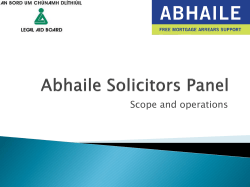 Abhaile Solicitors Panel