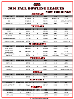 league name #of players start date tp cp time type info