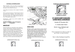 here - Northants Junior Chess