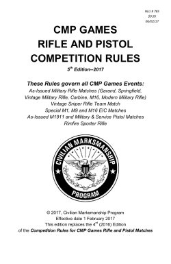 cmp games rifle and pistol competition rules