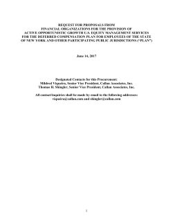 MS Word version - Callan Associates