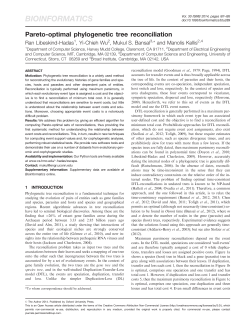 Pareto-optimal phylogenetic tree reconciliation