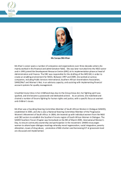 Ms Suraya Bibi Khan Ms Khan`s career spans a number of
