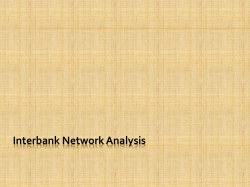 Approaches to network analysis Sachs