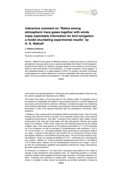 Ratios among atmospheric trace gases together with winds imply