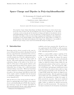Space Charge and Dipoles in Polyvinylidenefluoride