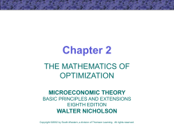 microeconomic theory