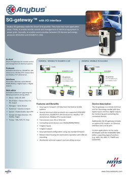 Anybus - Multi-network connectivity within Fieldbus and Industrial