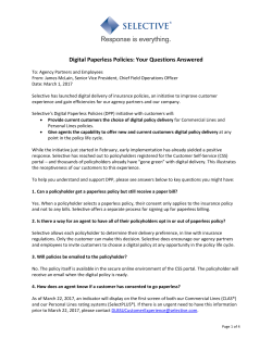 Digital Paperless Policies: Your Questions