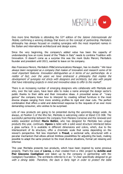 One more time Meritalia is attending the 53rd edition of the Salone