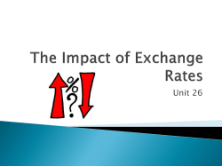 26 The impact of exchange rates.
