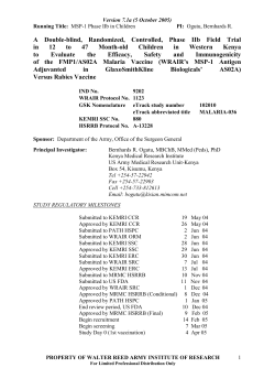 A double blind, randomized, controlled, dose escalation