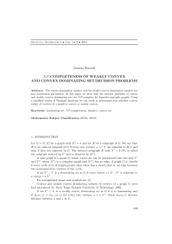 NP-completeness of weakly convex and convex dominating set