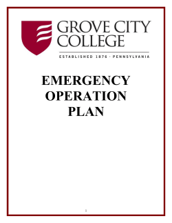 Emergency Response Plan