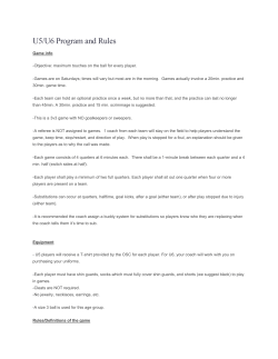 U5/U6 Program and Rules