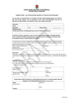 playing out of age grade