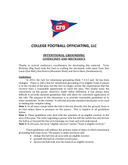 college football officiating, llc