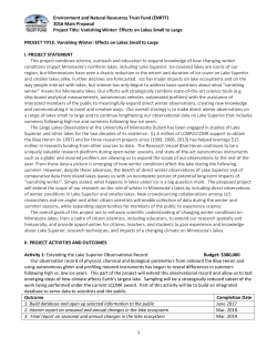 Environment and Natural Resources Trust Fund (ENRTF) 2016 Main